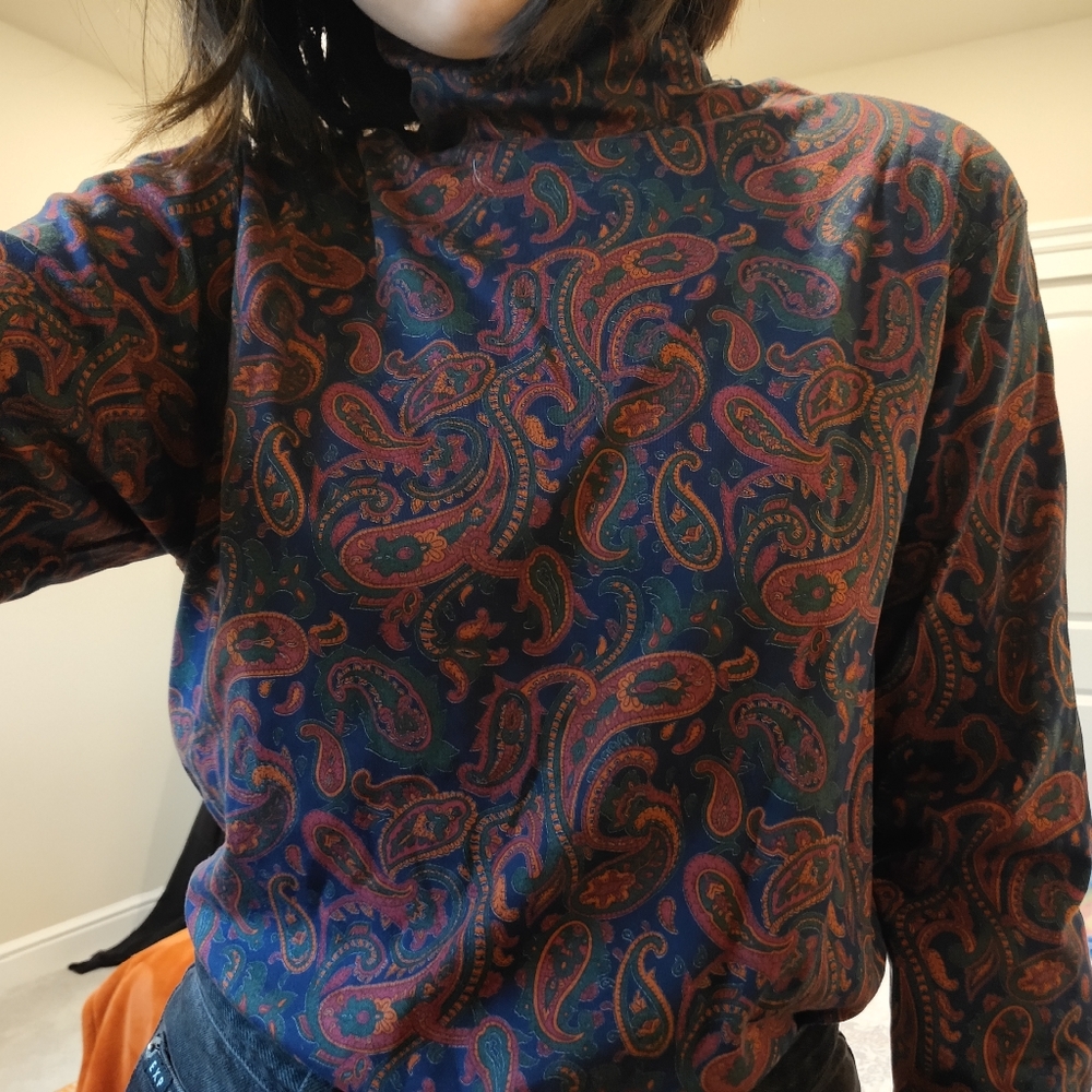 Vintage land's end turtleneck